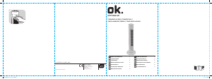 Bedienungsanleitung OK OTF 802-W Ventilator