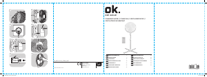 Mode d’emploi OK OSF 443-W Ventilateur