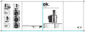 Instrukcja OK OPJ 4321 Sokowirówka