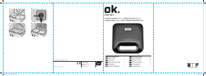 Manuale OK OSM 3211 Grill a contatto