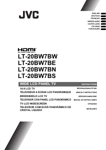 Handleiding JVC LT-20BW7BW LCD televisie