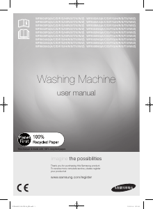 Brugsanvisning Samsung WF8604NGW Vaskemaskine