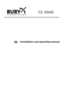 Manual BURY CC 9048 Car Kit
