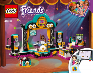 Bruksanvisning Lego set 41368 Friends Andreas talentshow