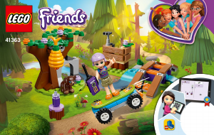 Használati útmutató Lego set 41363 Friends Mia erdei kalandja