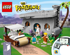 Bedienungsanleitung Lego set 21316 Ideas The Flintstones