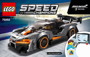 Manual de uso Lego set 75892 Speed Champions McLaren Senna