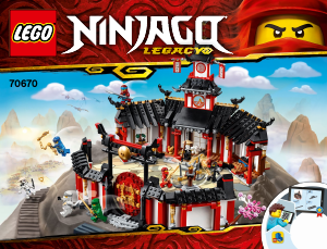 Bedienungsanleitung Lego set 70670 Ninjago Kloster des Spinjitzu