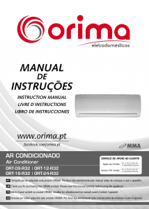 Manual de uso Orima ORT-18-R32 Aire acondicionado