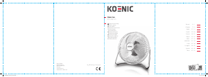 Handleiding Koenic KTF 2321-M Ventilator