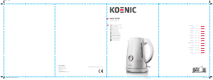 Kullanım kılavuzu Koenic KWK 4331 W Çaydanlık