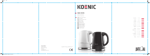 Manuale Koenic KWK 2130 W Bollitore