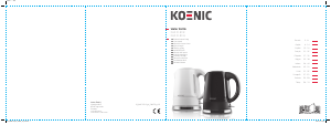 Kullanım kılavuzu Koenic KWK 2130 B Çaydanlık