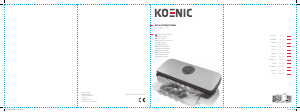 Manuale Koenic KVS 3411 M Macchina per sottovuoto