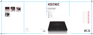Manual de uso Koenic KIP 1332 Placa