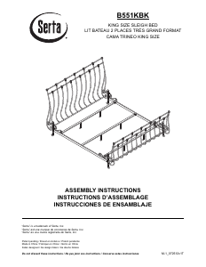 Manual de uso Bell'O B551 Estructura de cama
