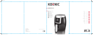 Manual Koenic KAF 2110 B Fritadeira