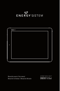 Mode d’emploi Energy Sistem I8 Dual Tablette