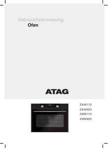 Bedienungsanleitung ATAG ZX4611D Backofen