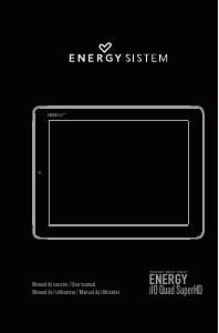 Handleiding Energy Sistem I10 Quad Tablet