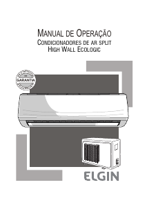 Manual Elgin HLFE12B2NB Ar condicionado