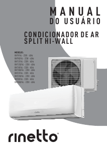 Manual Rinetto RNT12QFR4 Ar condicionado