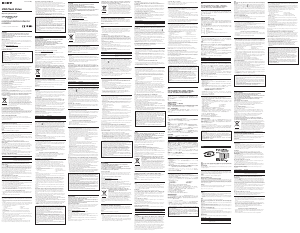 Manuál Sony USM1GH Disk USB