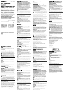 Manuál Sony USM32GQ Disk USB