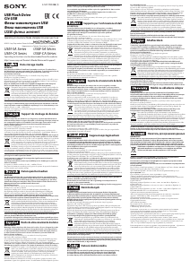 Instrukcja Sony USM64CA1 Napęd USB