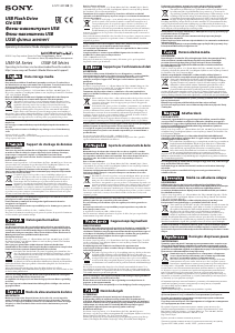 Instrukcja Sony USM64SA2 Napęd USB