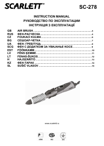 Manuál Scarlett SC-278 Vlasová kulma