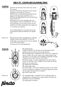 Handleiding Alecto DBX-57 Babyfoon