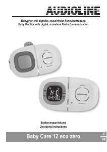 Bedienungsanleitung Audioline Baby Care 12 Babyphone