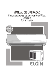 Manual Elgin HIQI09B2FA Ar condicionado