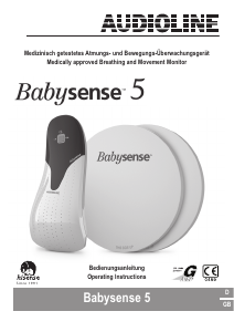 Manual Audioline Babysense 5 Baby Monitor