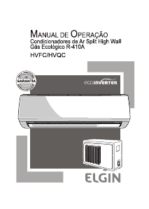 Manual Elgin HVQE24B2IA Ar condicionado