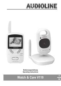 Manual Audioline Watch and Care V 120 Baby Monitor