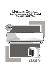 Manual Elgin HWQE24B2NA Ar condicionado