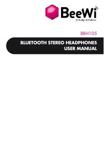 Manual BeeWi BBH105 Headphone