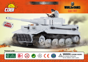 Návod Cobi set 3000 World of Tanks Tiger I