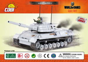 Bruksanvisning Cobi set 3009 World of Tanks Leopard I