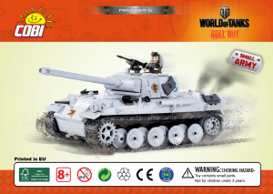 Rokasgrāmata Cobi set 3012 World of Tanks Panther G