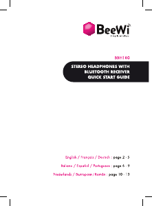 Manual BeeWi BBH180 Auscultador
