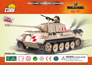 Handleiding Cobi set 3030 World of Tanks Panther Warsaw Uprising