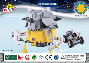 Manual Cobi set 21075 Smithsonian Apollo 11 lunar module Eagle
