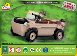 Használati útmutató Cobi set 2188 Small Army WWII VW typ 166 Schwimmwagen