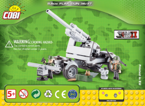 Manuale Cobi set 2338 Small Army WWII Flak 36/37 88mm