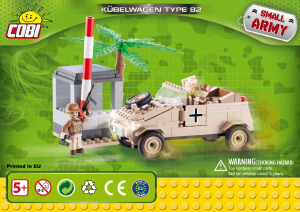 Mode d’emploi Cobi set 2339 Small Army WWII Kubelwagen VW typ 82