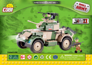 Hướng dẫn sử dụng Cobi set 2349 Small Army WWII Staghound MK I (T17E1)