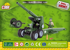 Bedienungsanleitung Cobi set 2369 Small Army WWII 155mm Gun M1 Long Tom